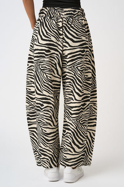 Zebra Barrel Sweatpants