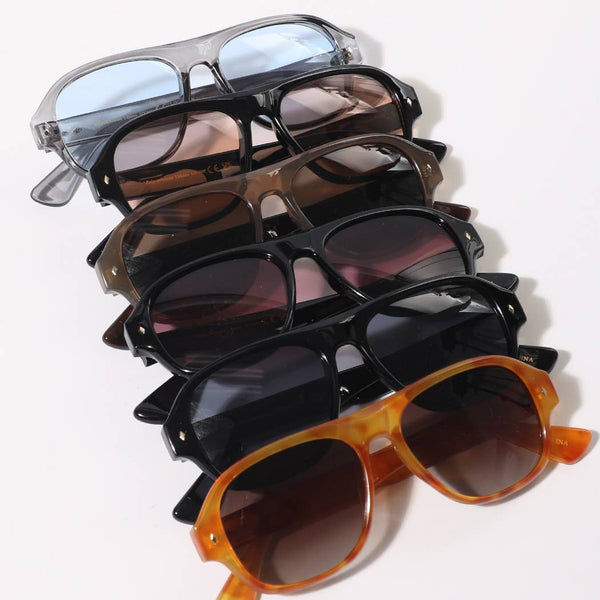 Women's Oval Frame Tinted Lense Sunglasses