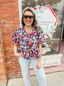 Jane Floral Blouse