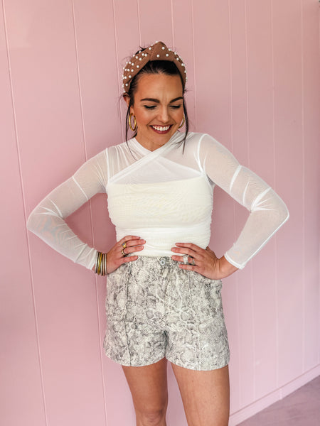 Kara White Bodysuit