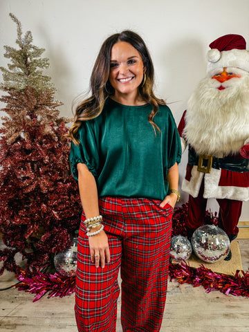 Holly Plaid Pants