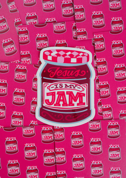 Jesus Is My Jam Sticker    