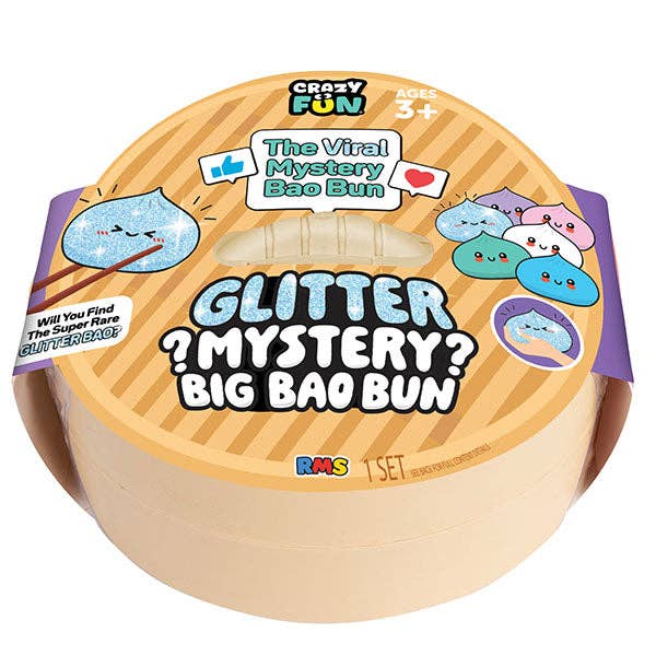 Showcase - RMS® Crazy Fun™ 7" Bao Bun Mystery Squishy Rare Gltr