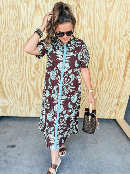 Farmers Market Floral Maxi