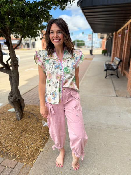 Vintage Fuschia Jogger