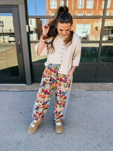 Floral Tapestry Pant