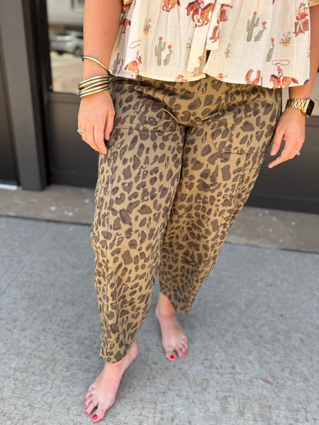 Olive Balloon Pant