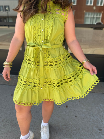 Pearl Button Dress