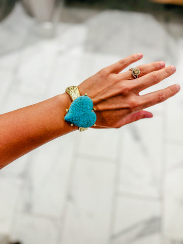 Jumbo Heart Bangle