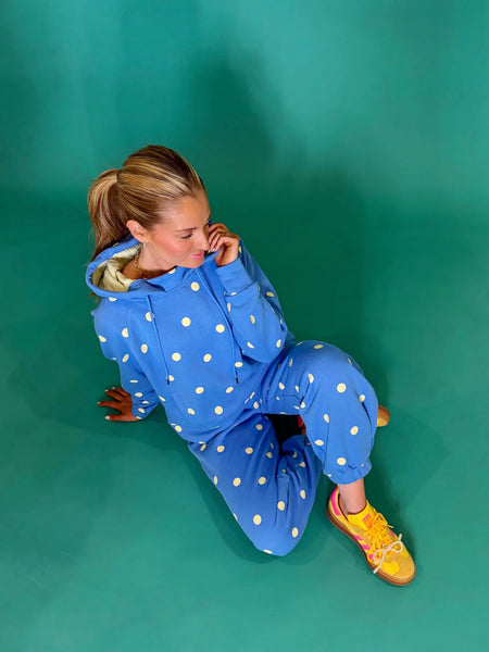 Blue Polka Dot Set