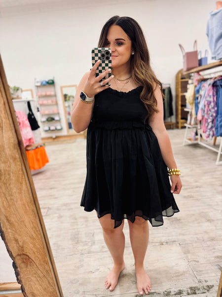 Sweetheart Black Dress    