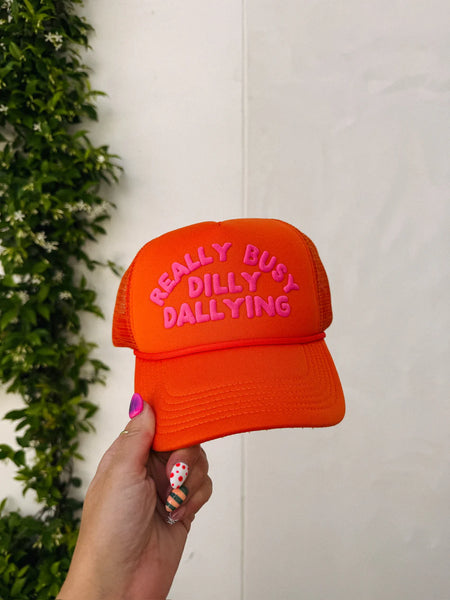 Dilly Dally Trucker Hat