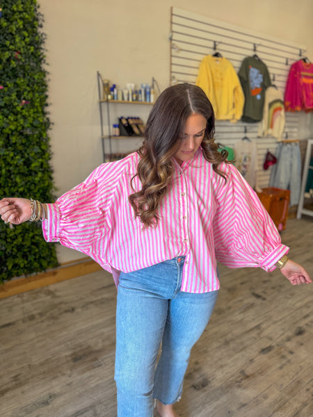 Lexi Neon Button Up