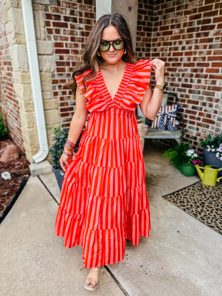 Just Peachy Maxi Dress