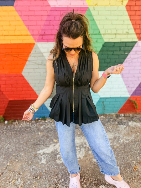 Josie Pleated Blouse