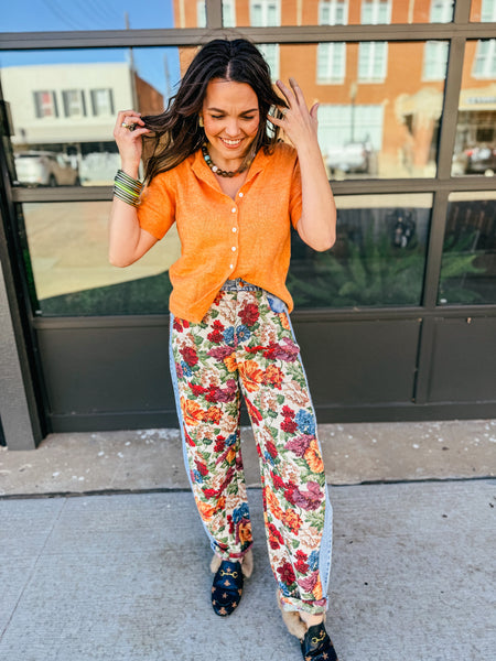 Floral Tapestry Pant
