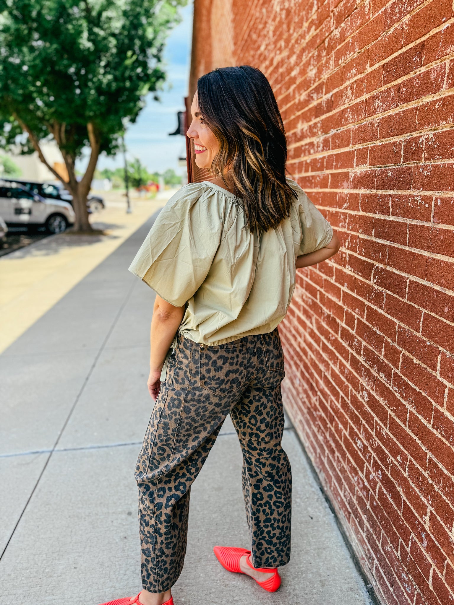Shania Leopard Pant