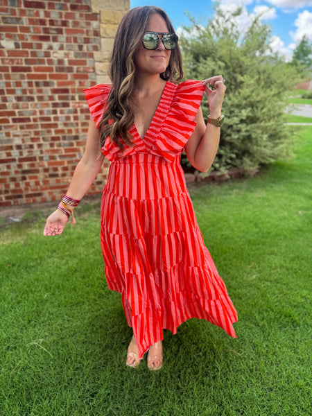 Just Peachy Maxi Dress
