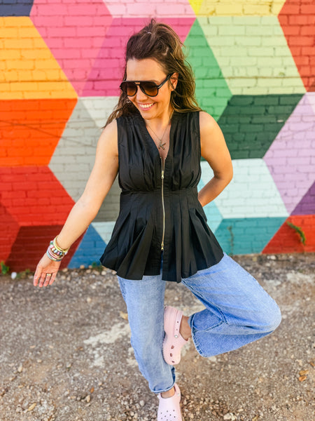 Josie Pleated Blouse