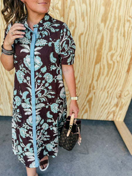 Farmers Market Floral Maxi