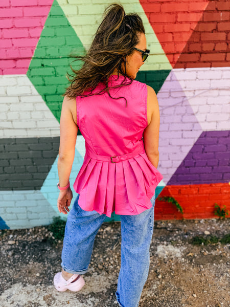 Josie Pleated Blouse