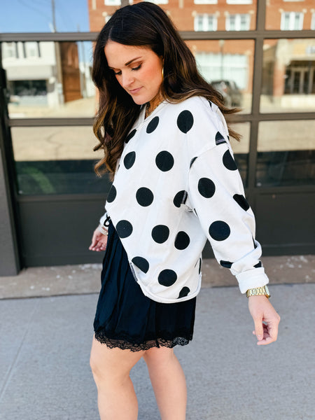 Polka Dot Pullover