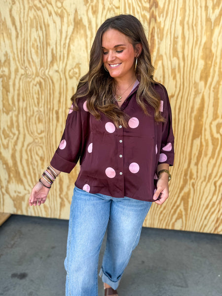 Merlot Moments Blouse