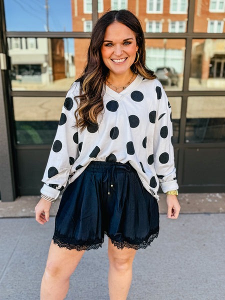 Polka Dot Pullover