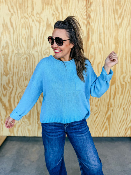 Capri Blue Sweater