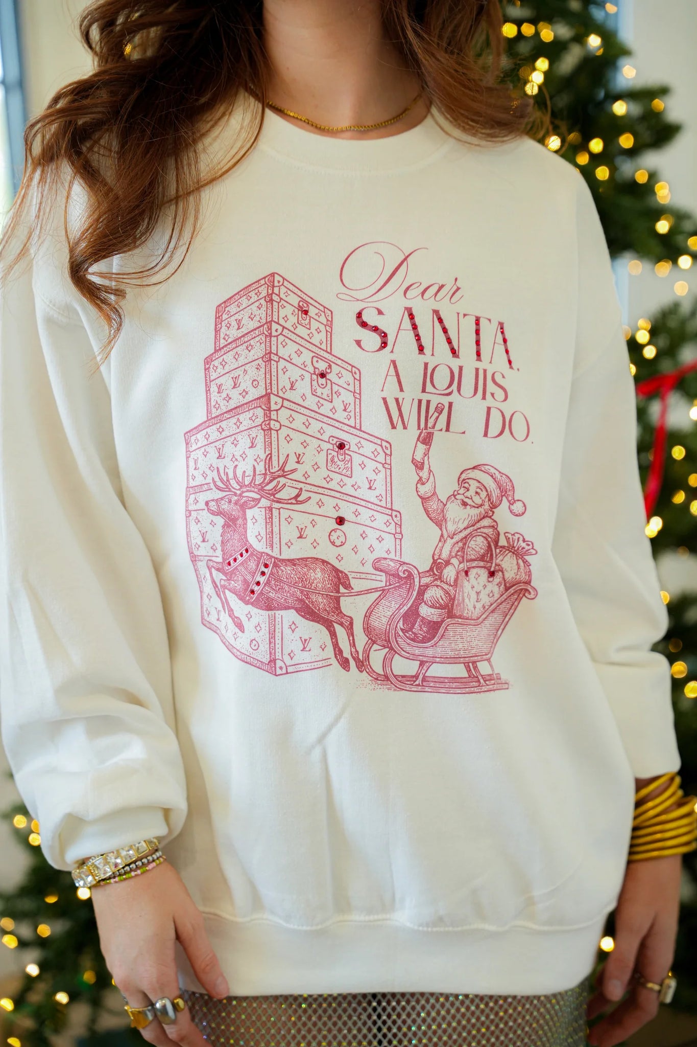 Dear Santa LV Sweatshirt