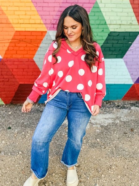 Polka Dot Pullover