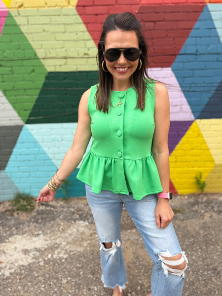 Seas The Day Peplum