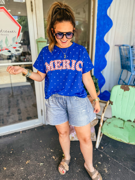 America Map Dot Top
