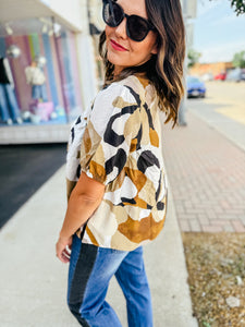Rickie Abstract Top
