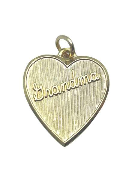 Medium Charm  Grandma Heart  