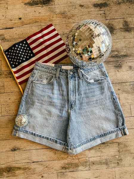 Embrace Super High Rise Midi Shorts