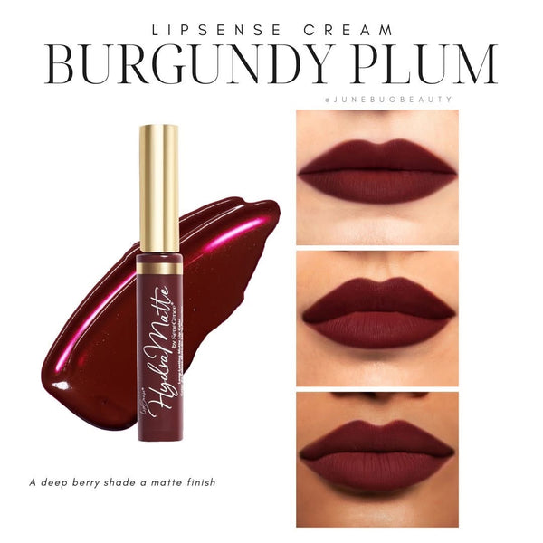 March Madness Lipsense Cream Burgundy Plum