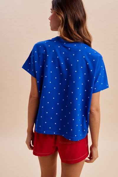 America Map Dot Top