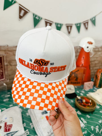 Checkered Cowboys Hat