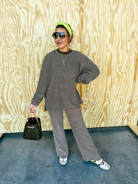 Levi Long Sleeve Stripe Set