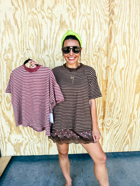 Stripe Slub Tee preorder restock
