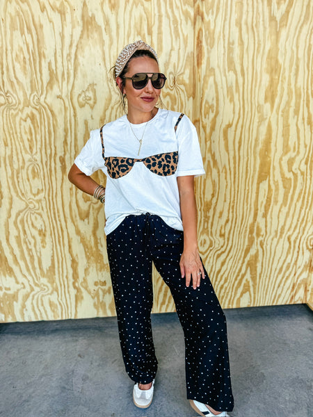 Leopard Bikini Tee