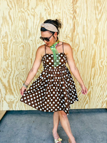 Mini Polka Dot Dress