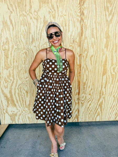 Mini Polka Dot Dress