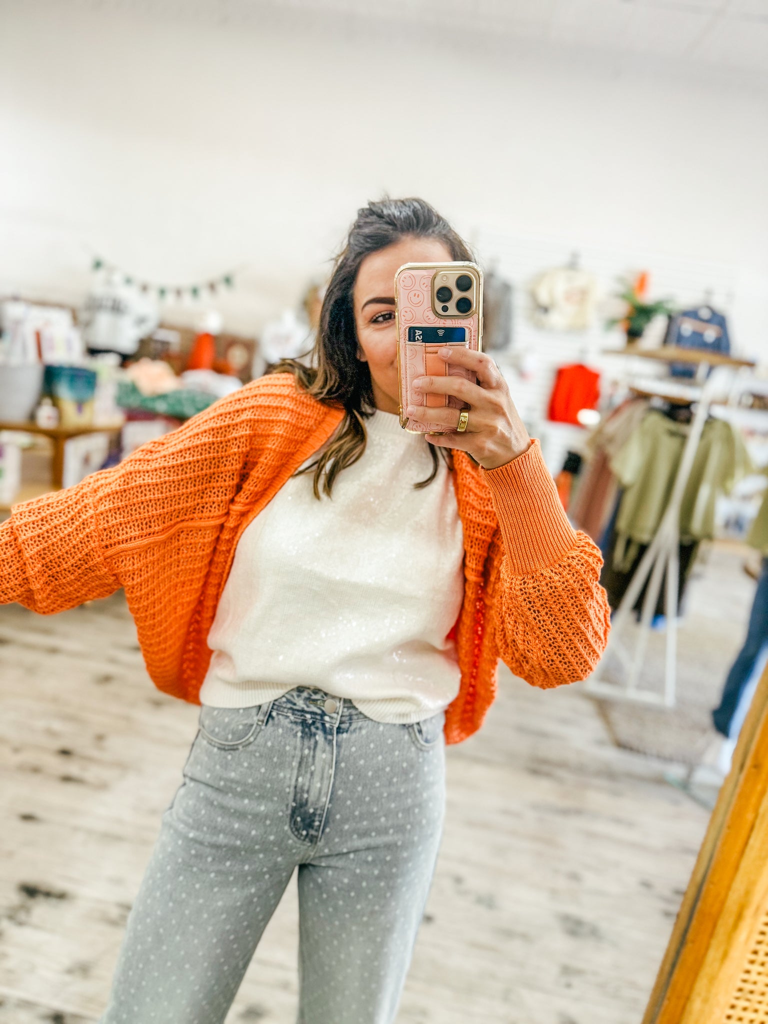 Fishnet Bolero Cardigan