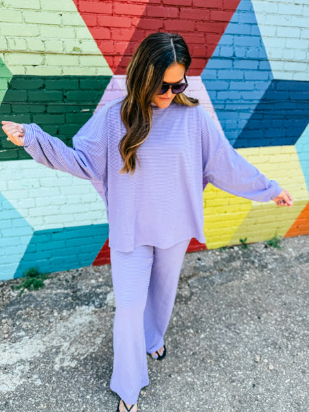 Levi Long Sleeve Stripe Set