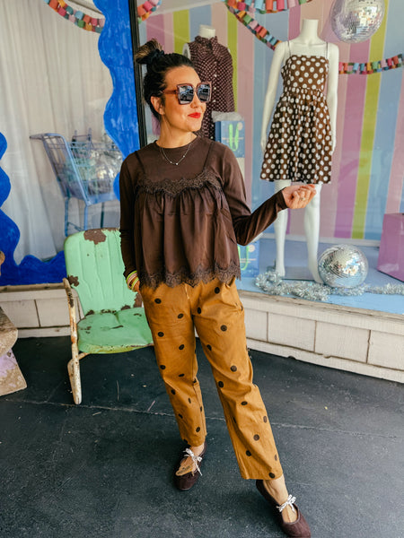 The "IT Girl" Layered Lace Blouse
