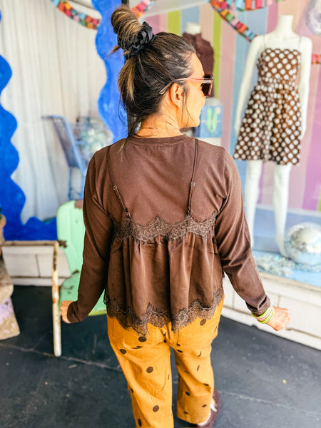 The "IT Girl" Layered Lace Blouse