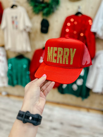 Merry Trucker Hat    
