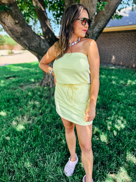 Lemonade Strapless Athletic Dress
